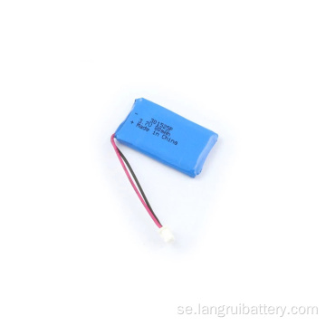 Laddningsbart litiumpolymerbatteri 3.7V 80mAh